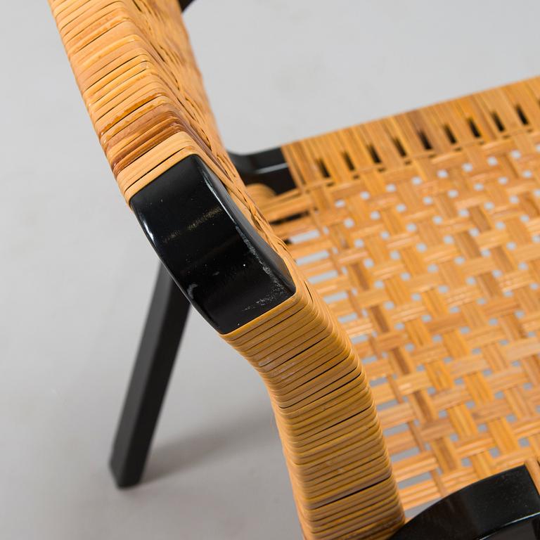 Alvar Aalto, nojatuoleja, 4 kpl, malli 45, Artek 1970-luku.