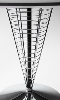 Verner Panton, a "Wire Cone Table", Fritz Hansen, Denmark, 1988.