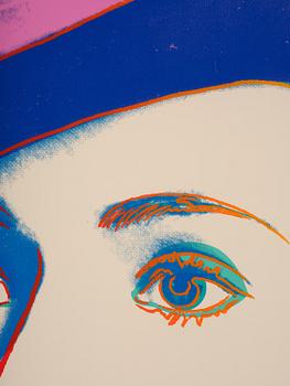 Andy Warhol, "With Hat", from: "Three portraits of Ingrid Bergman".