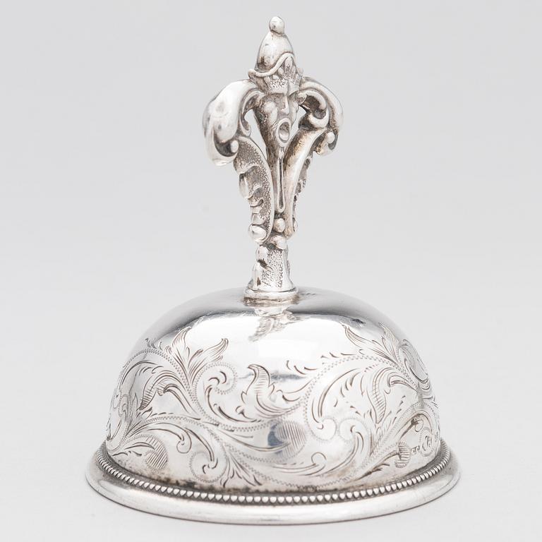 CHRISTOPHER CREUTZ, BORDSPINGLA, silver, Stockholm 1863.