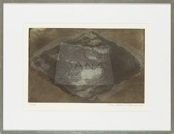 Ulla Rantanen, etching, signed and dated 92. Numbered 16/100.