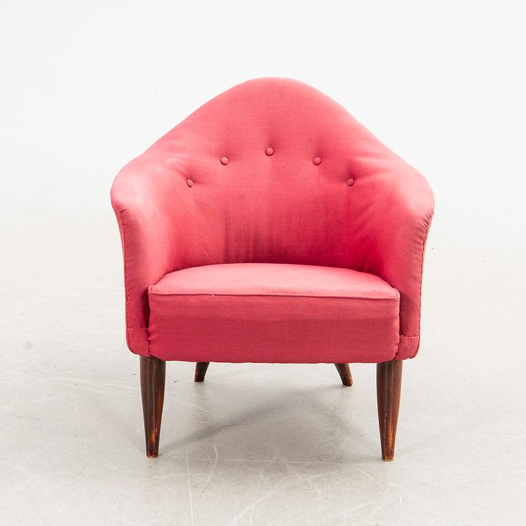 Kerstin Hörlin-Holmquist, armchair, "Little Adam" from the series "Paradise", Triva, Nordiska Kompaniet, mid-20th century.