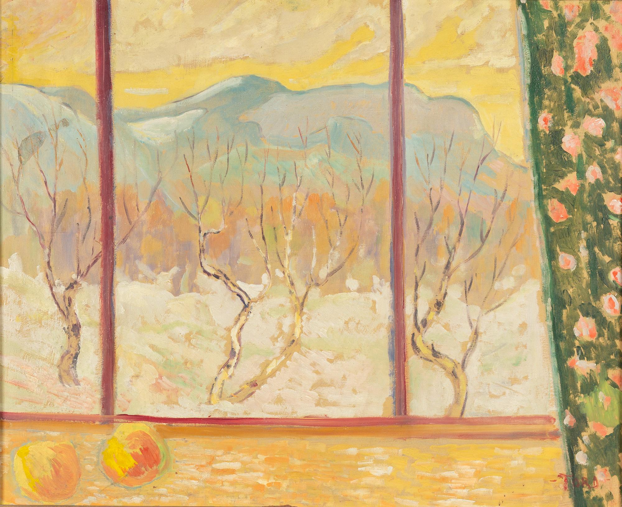 Tord Leander-Engström, Utsikt genom fönster.