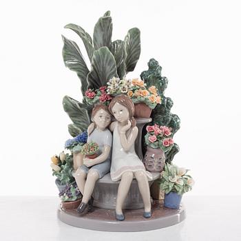 Joan Coderch, figurine, "Secrets in the park", Lladró.