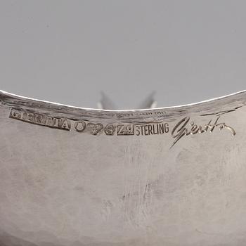 CLAËS E. GIERTTA, a sterling silver bowl, Stockholm 1974.