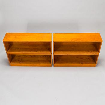 Aino Aalto, Two 1940's bookshelf/bookcabinet for O.Y. Huonekalu- ja Rakennustyötehdas A.B.