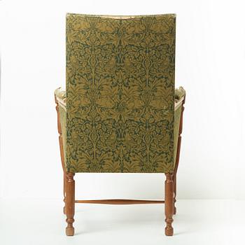 Josef Frank, a mahogany armchair, by Svenskt Tenn, Sweden, model 880.