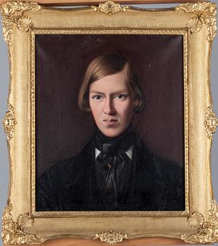 OKÄND KONSTNÄR, olja på duk, osignerad 1800-tal.