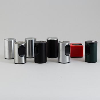 DIETER RAMS, table lighters, 8st., "T3" och "T2". Braun 1960-70´s.