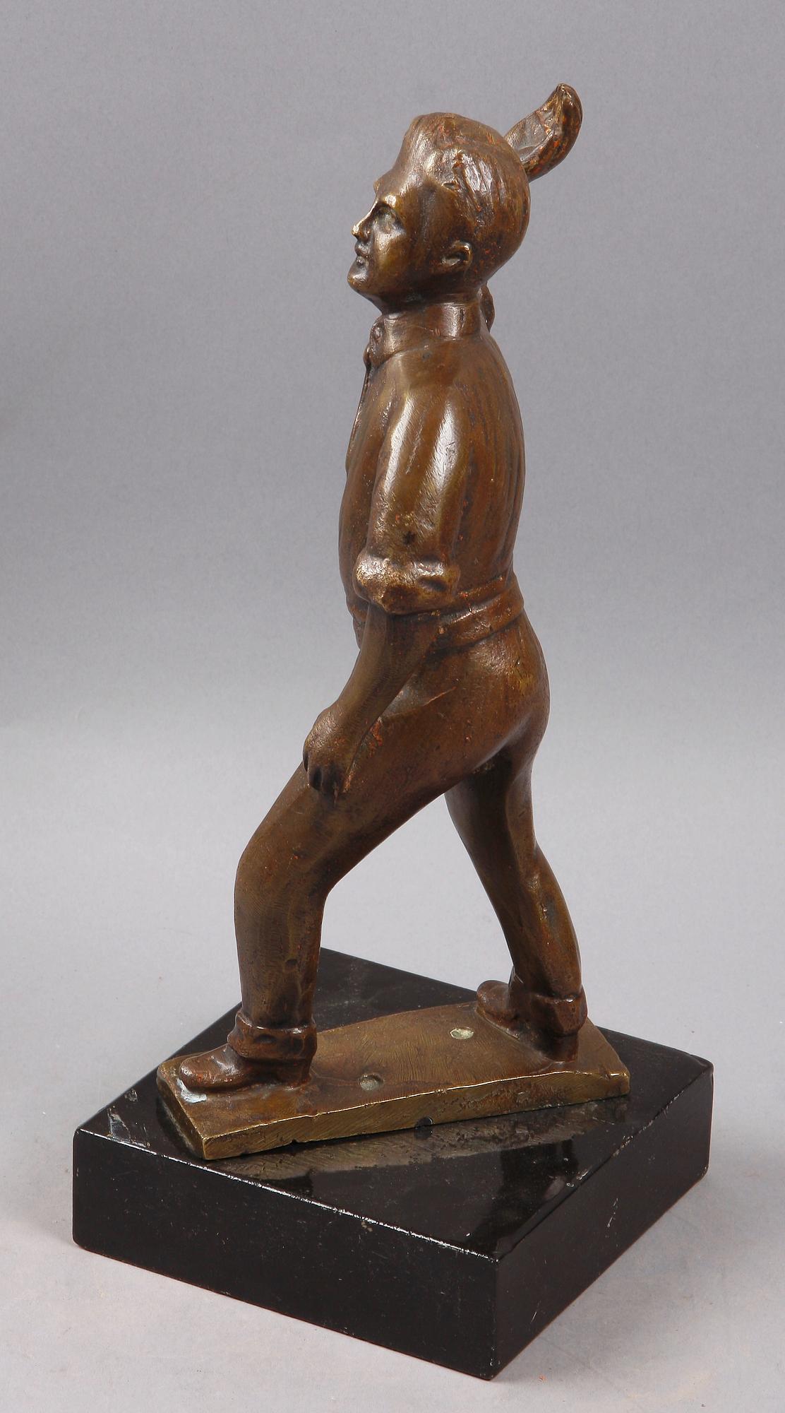 OKÄND KONSTNÄR, staty, brons, 1900-tal.