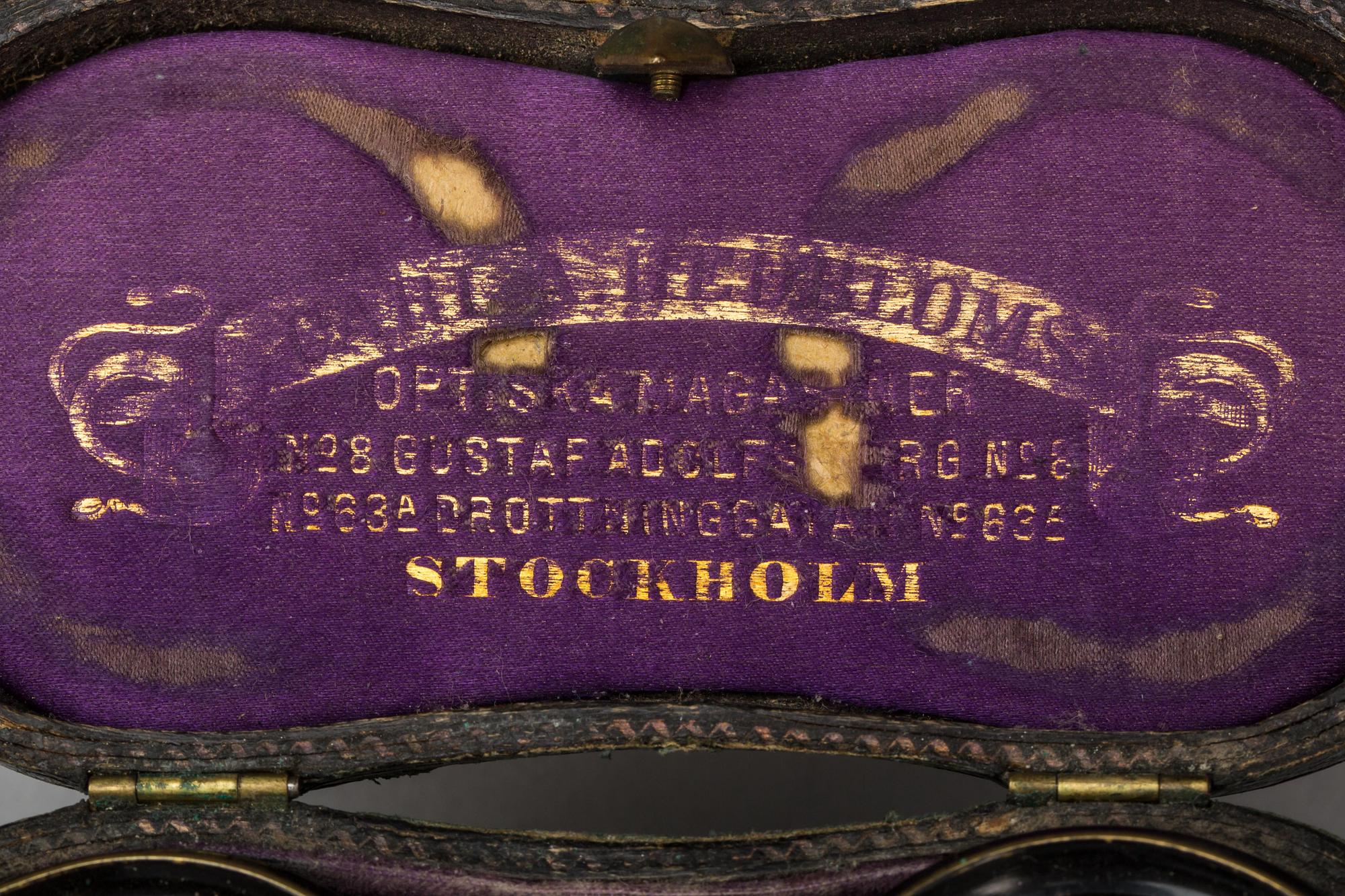 PARTI DIVERSE, 4 delar, bl a teaterkikare. 1800/1900-tal.