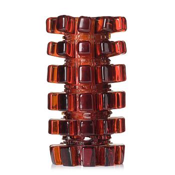 52. Mårten Medbo, a unique "Tappvas" glass vase, Ajeto Glassworks, Nový Bor, Czech Republic, 2009.