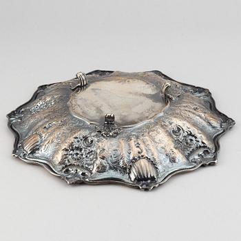 A silver dish, Italy.