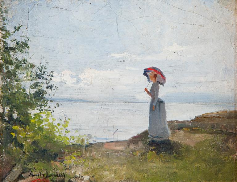 Amelie Lundahl, Nainen rannalla.