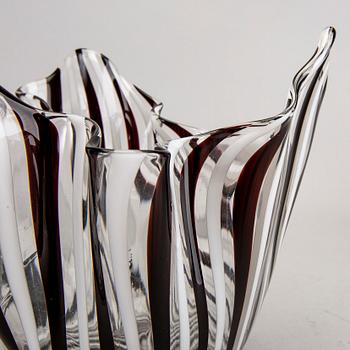 Probably Paolo Venini & Fulvio Bianconi, glass, "Fazzoletto", Venini, Murano, Italy.