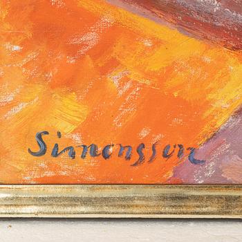 Birger Simonsson, oil on canvas, signed.