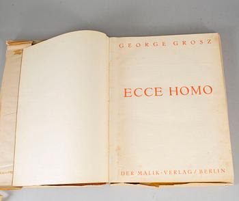 GEORGE GROSZ, book with 84 offset lithographs and 16 offset lithographs in color, Der Malik Verlag, Berlin 1923.