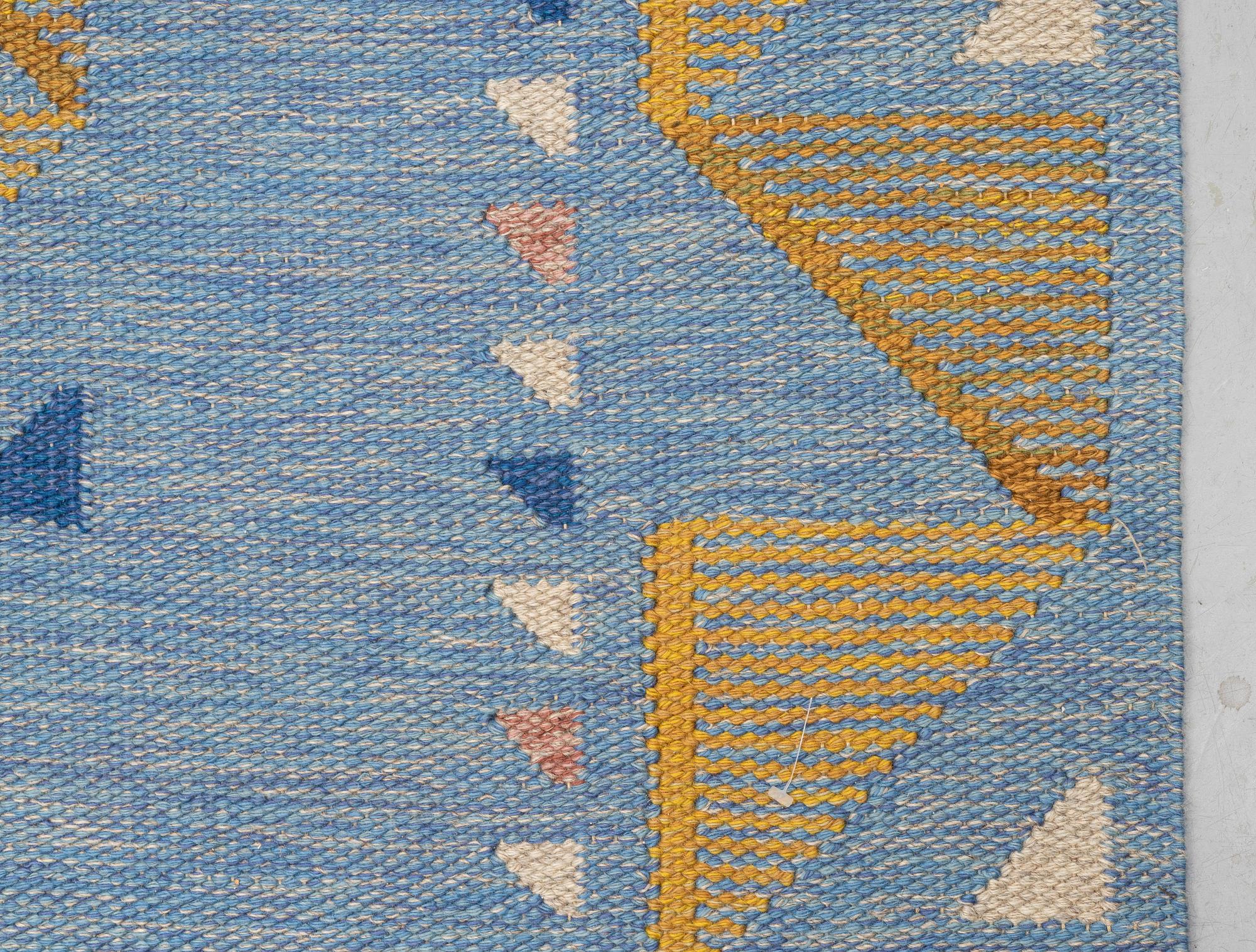 Svea Norén, matta, gobelängteknik, ca 298 x 202 cm, signerad SN.