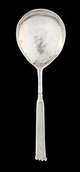 201. SKED, silver, ostämplad, Bergen 1600-talets mitt.