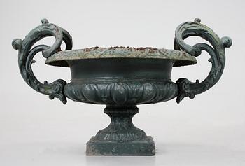 TRÄDGÅRDSURNA, gjutjärn, 1800/1900-tal.