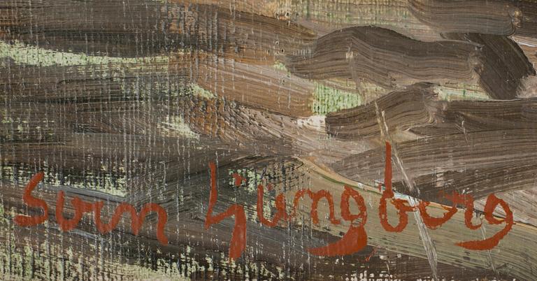 SVEN LJUNGBERG, olja på duk, sign.