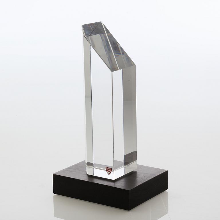 JAN JOHANSSON, skulptur, glas, Orrefors, signerad.