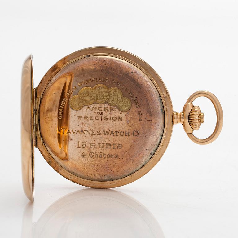 Tavannes Watch Co, fickur, savonett, 55,5 mm.