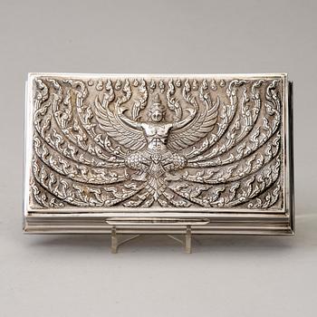 SKRIN, sterlingsilver och trä, Thailand 1900-talets senare hälft.