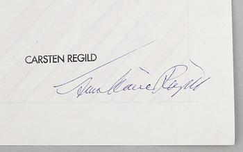 Carsten Regild, teckningar, 2 st.