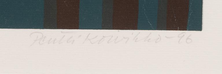PENTTI KOIVIKKO, serigrafi, signerad och daterad -96, numrerad 98/100.