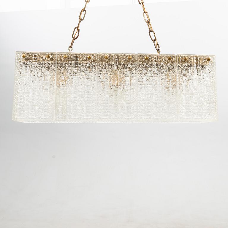 Taklampa, troligen Carl Fagerlund, Orrefors, 1960/1970-tal.