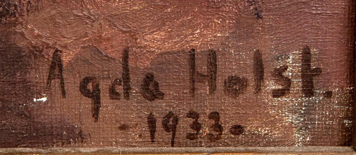 Agda Holst, olja på duk signerad och daterad 1933.