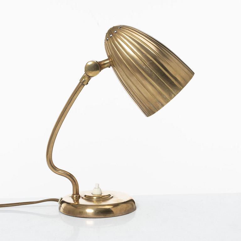 Harald Notini, bordslampa, modell "15470", Arvid Böhlmarks Lampfabrik, Stockholm, 1940-tal.