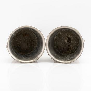 Wine coolers, a pair, 21st century.