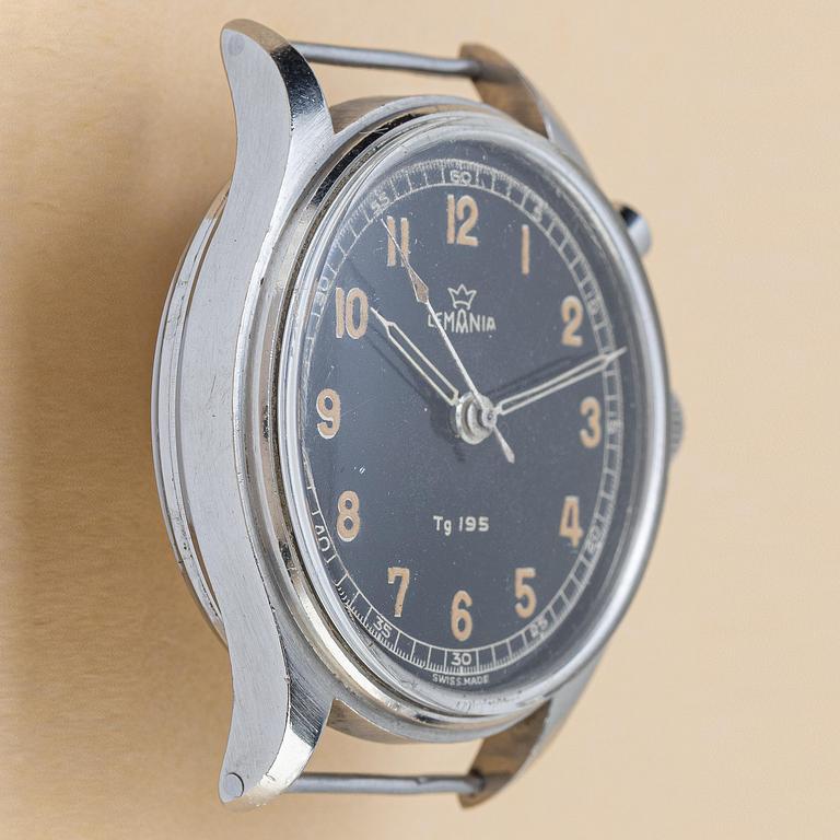 Lemania, Tg 195, "Tre kronor", ca 1954.