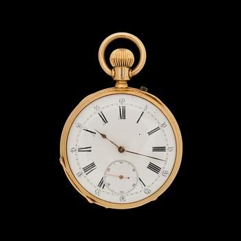 FICKUR, boett i 18K guld. 1900-talets första hälft.