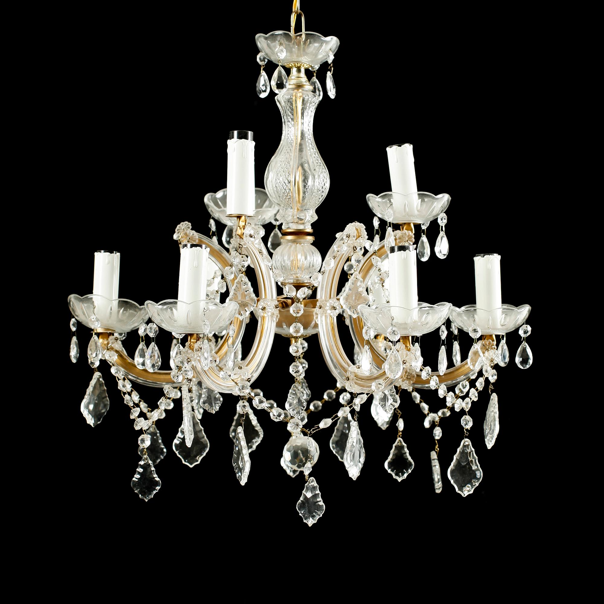 TAKLAMPA, venetiansk modell, 1900-talets andra hälft.