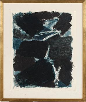 OLLE BONNIÉR, färglitografi, signerad och daterad -59, numrerad 20/115.