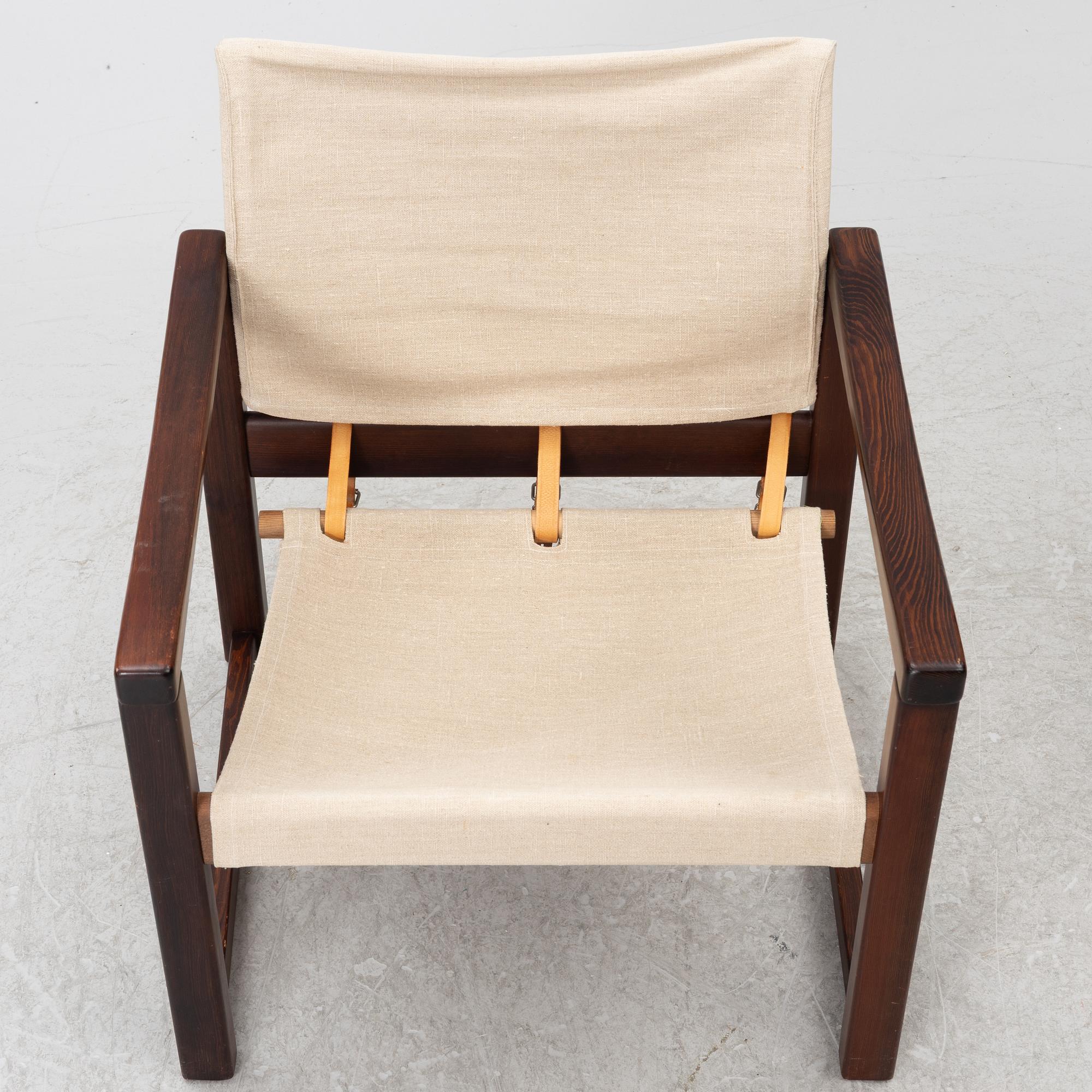 Karin Mobring, A pair of 'Diana' armchairs, IKEA, 1970s.