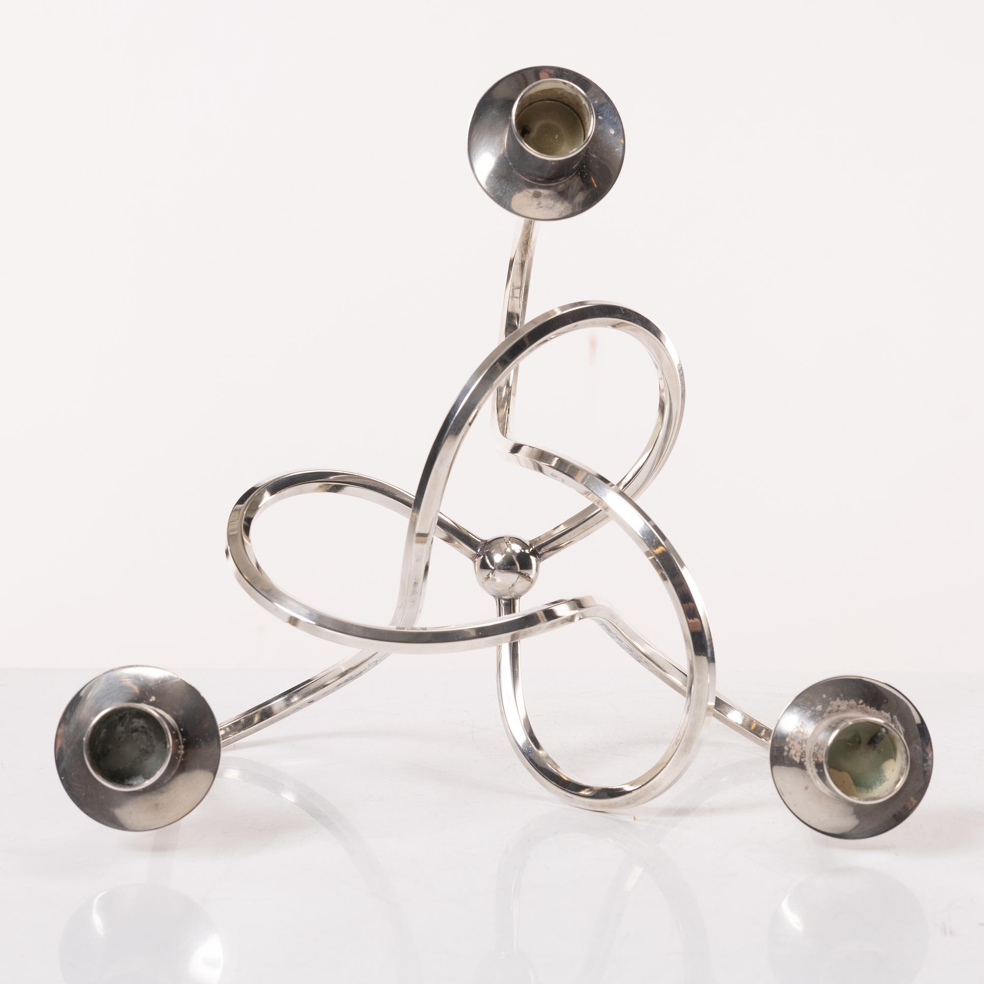 Josef Frank, a 'Vänskapsknuten' candelabrum, Svenskt Tenn.