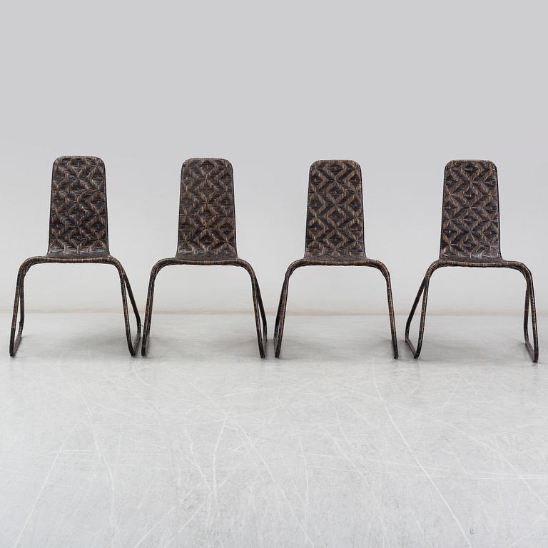 A set of four 'Flo-chairs' by Patricia Urquiola for Driade.