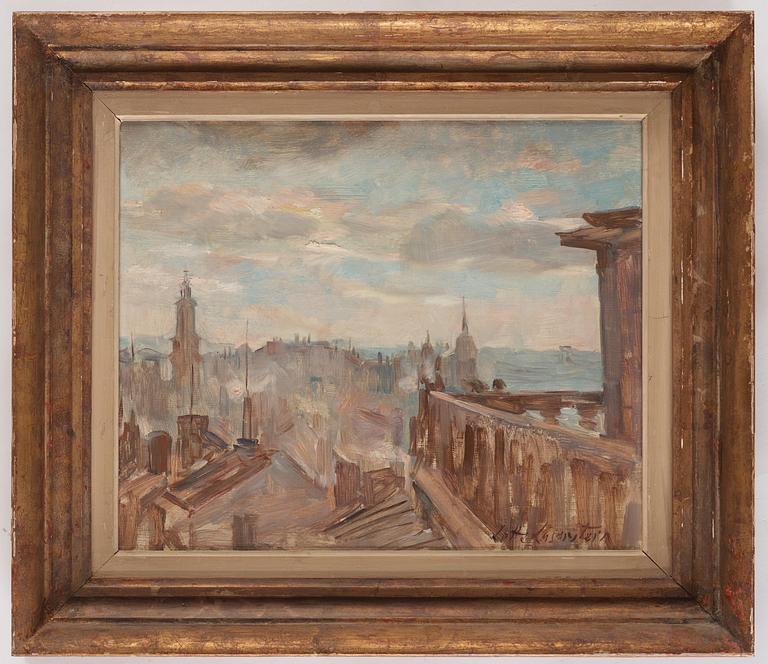 Lotte Laserstein, "Stockholm från Mosebacke".