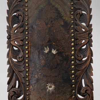 Karmstol, barockstil, sent 1800-tal.