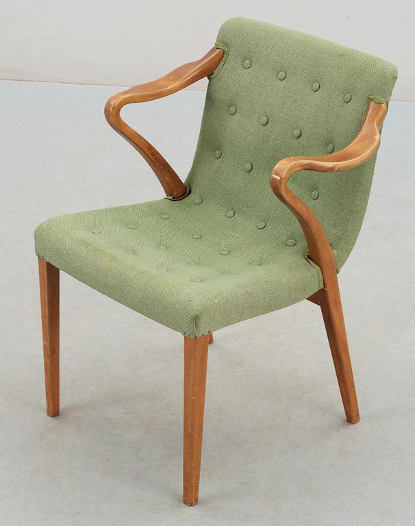 KARMSTOL, "modell 1522", Axel Larsson, Bodafors, formgiven 1935.