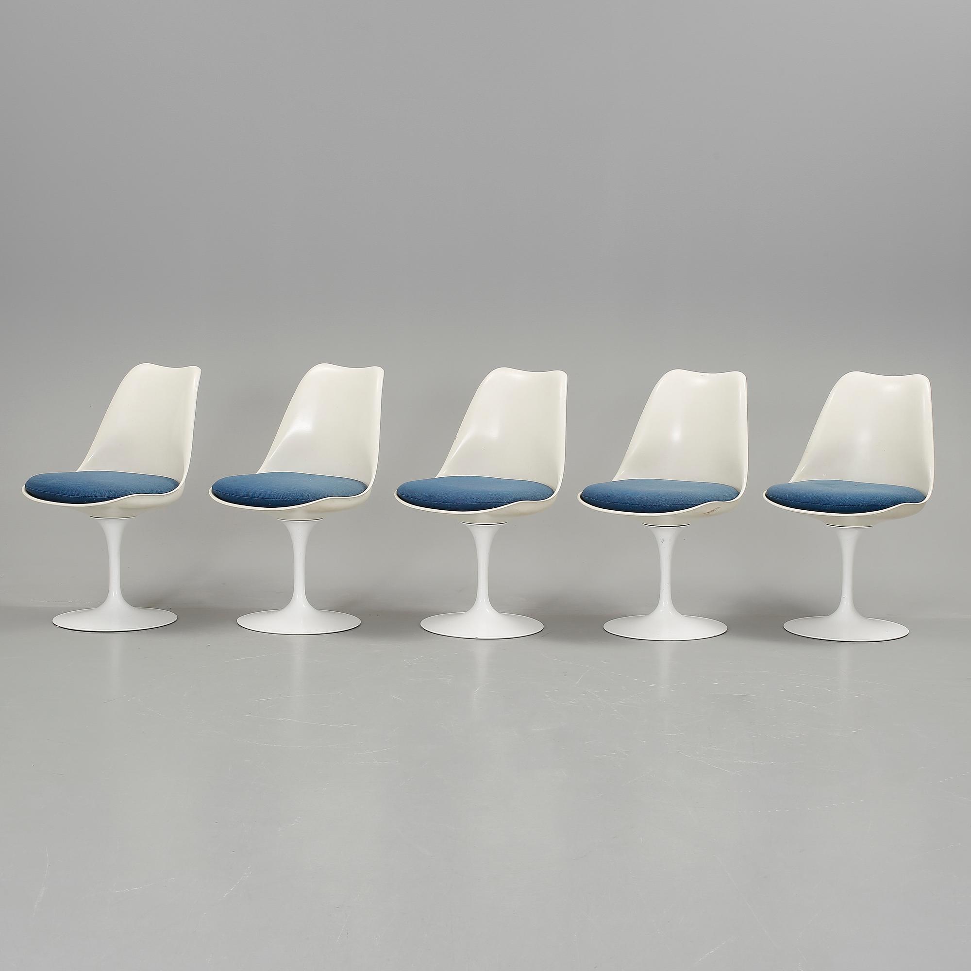 STOLAR, 5 st, "Tulip", Eero Saarinen, Finland.