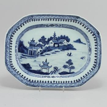 STEKFAT, porslin, Kina, 1700-tal.