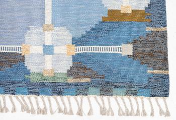 Ingegerd Silow, Rug “Dellen”, rölakan, approx. 283 x 193 cm, signed IS.