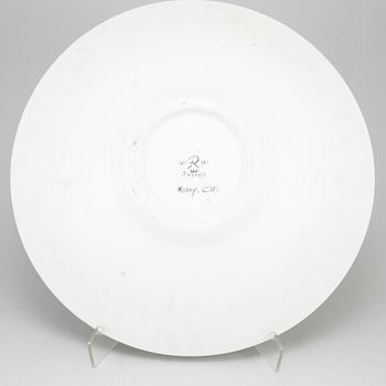 CARL-HARRY STÅLHANE & OSKAR DAHL, three stoneware plates, Rörstrand, Sweden, mid 20th century.
