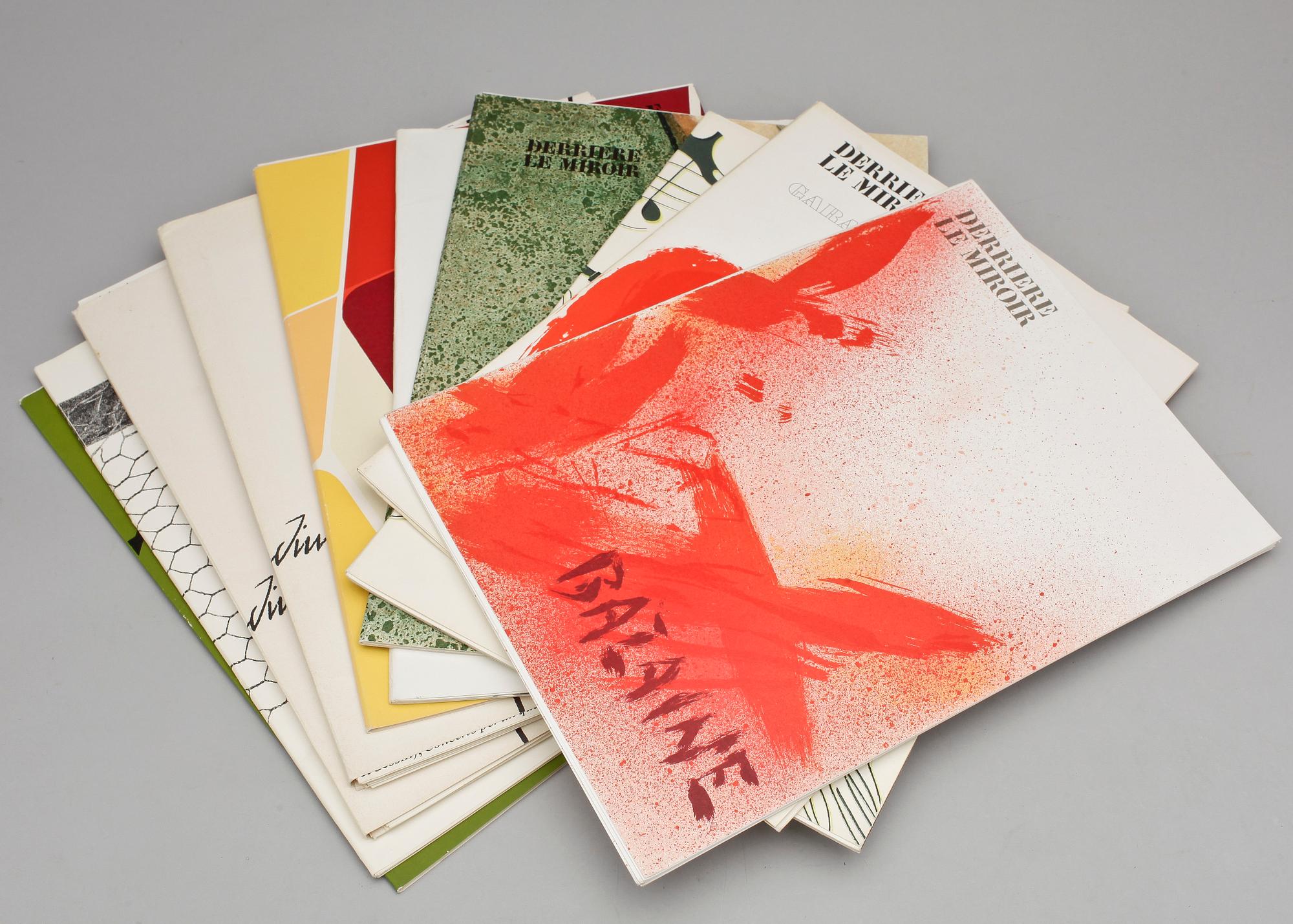 VALERIO ADAMI 10 st mappar, "Derriere le Miroir", 1973-1975.