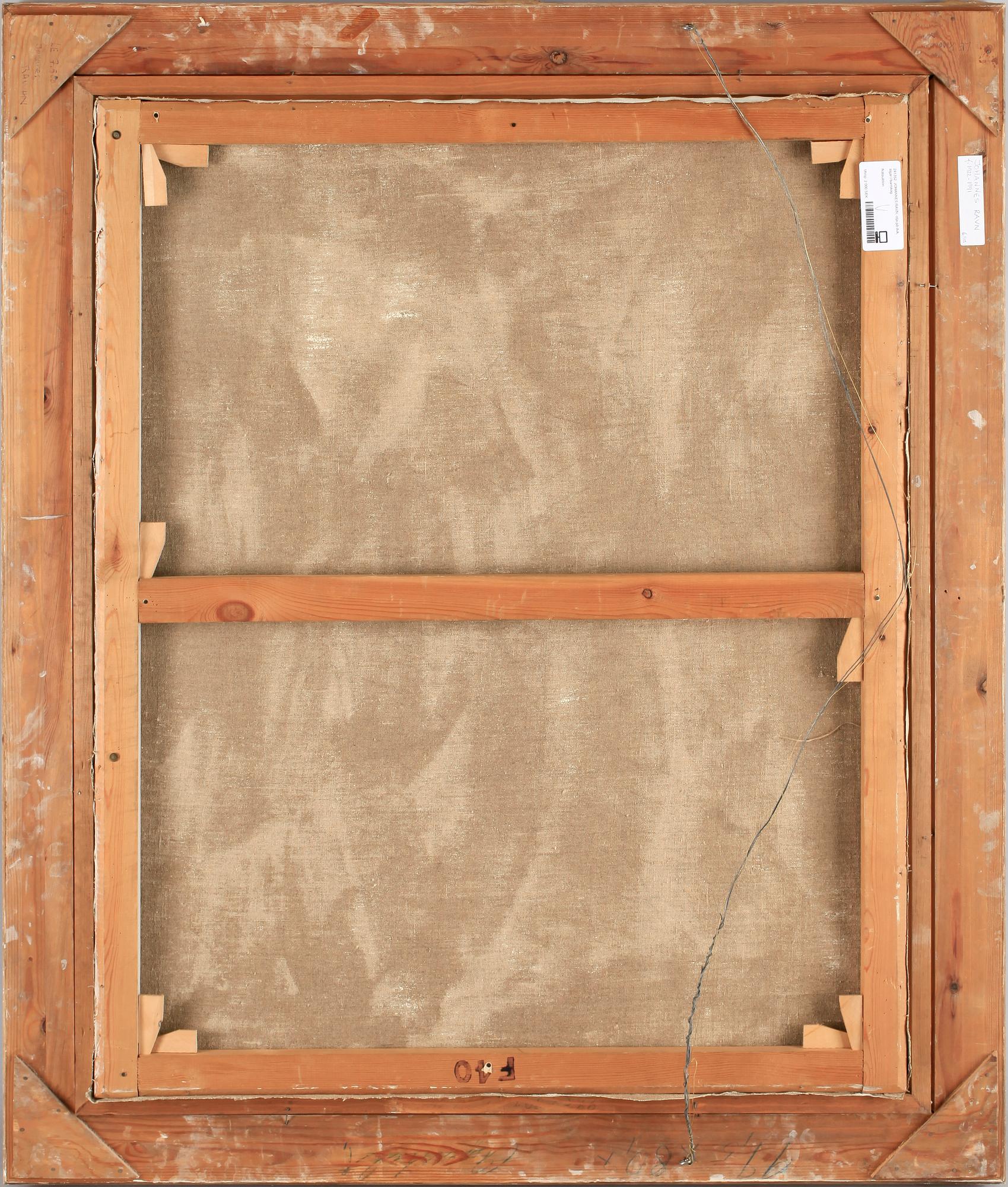 JOHANNES RAVN, olja på duk, sign o dat 1948.